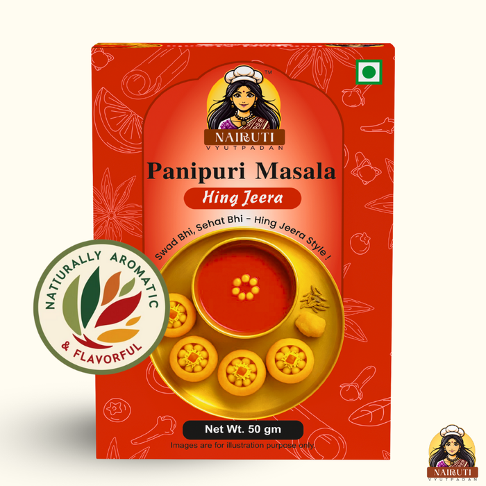 Hing Jeera Pani Puri Masala | Tangy & Savoury Golgappa Pani Mix