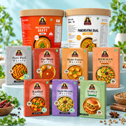Jain Celebration and Street Feast Combo with premixes and nine Jain-friendly masala packs