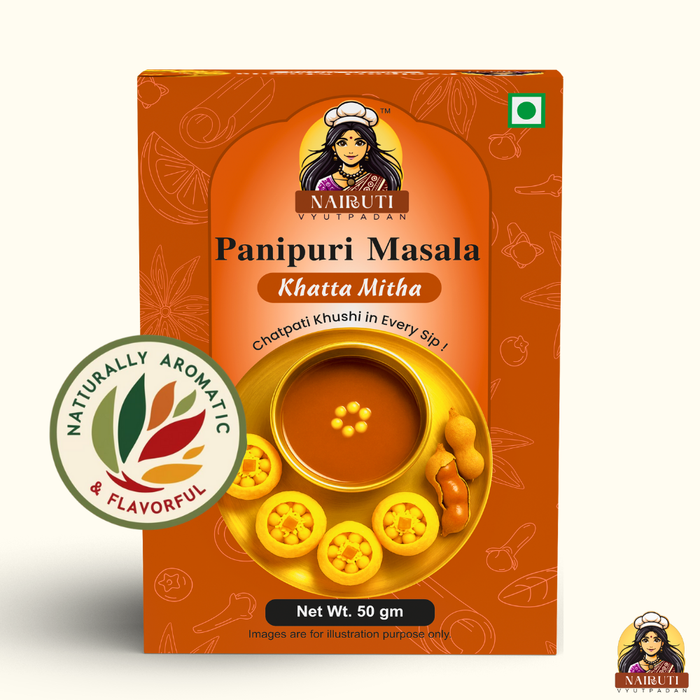 Khatta Meetha Pani Puri Masala | Sweet & Tangy Golgappa Pani Mix