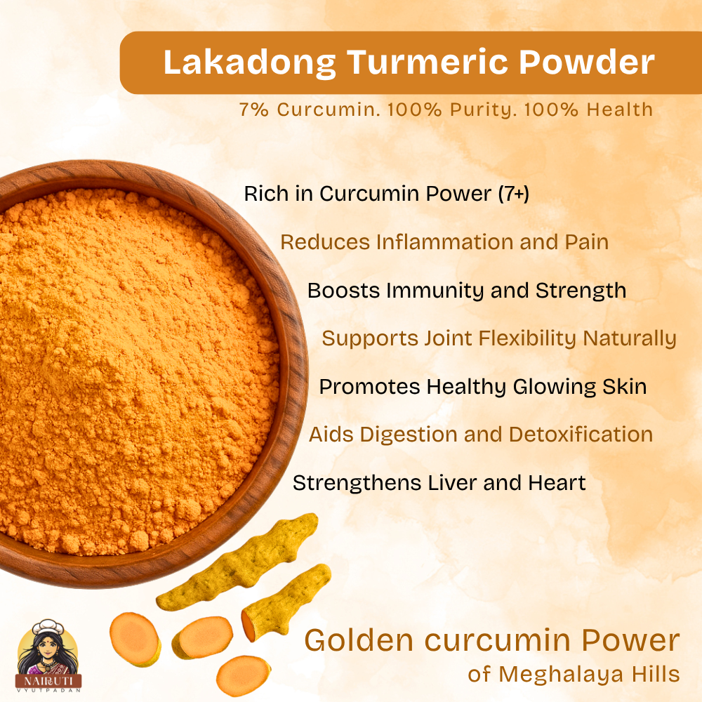 Lakadong Turmeric Powder (Haldi)