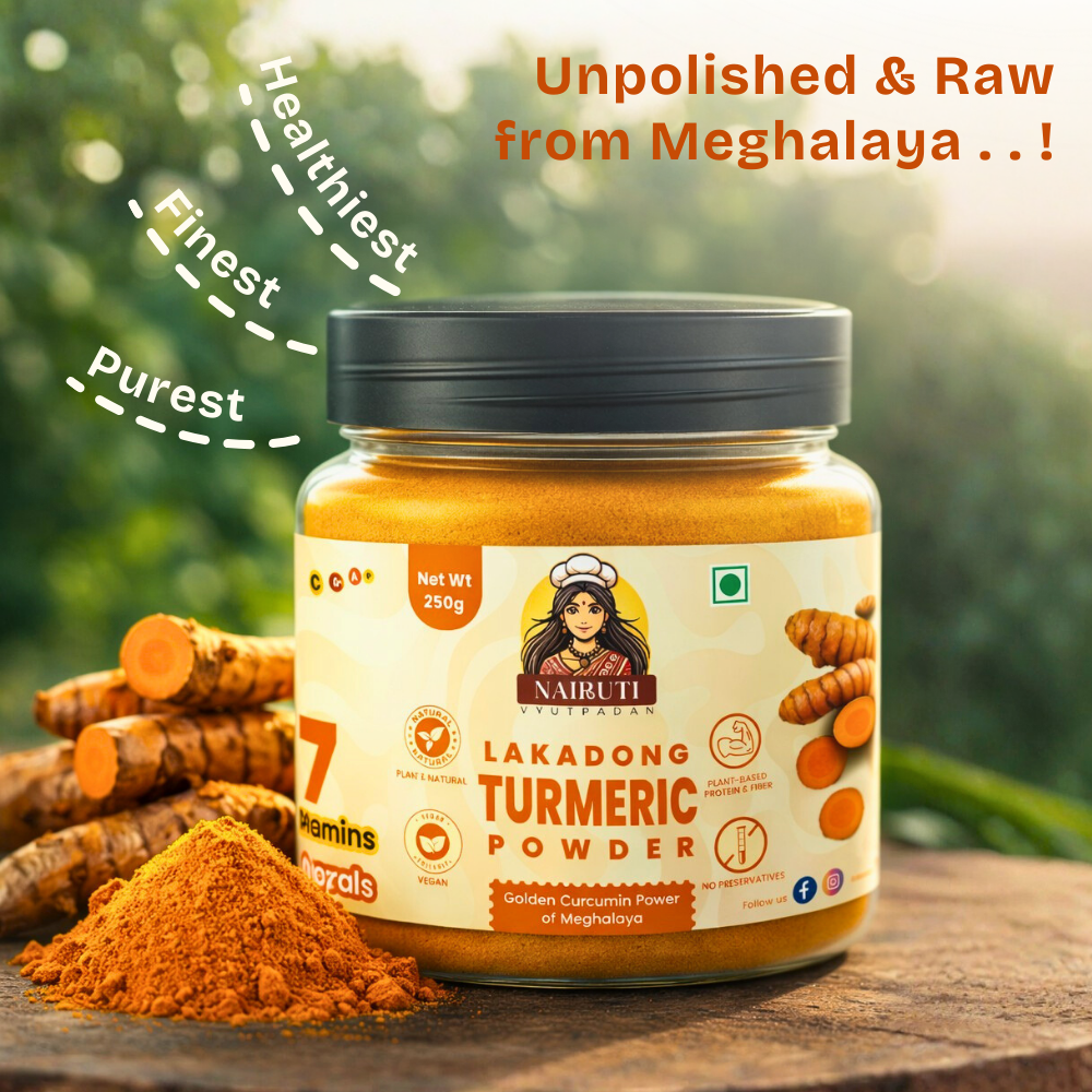 Lakadong Turmeric Powder (Haldi)