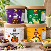 Royal Dinner Premix Box - Golden Gravy, Daal Maharani, Pista Milkshake and Coco Millet Halwa