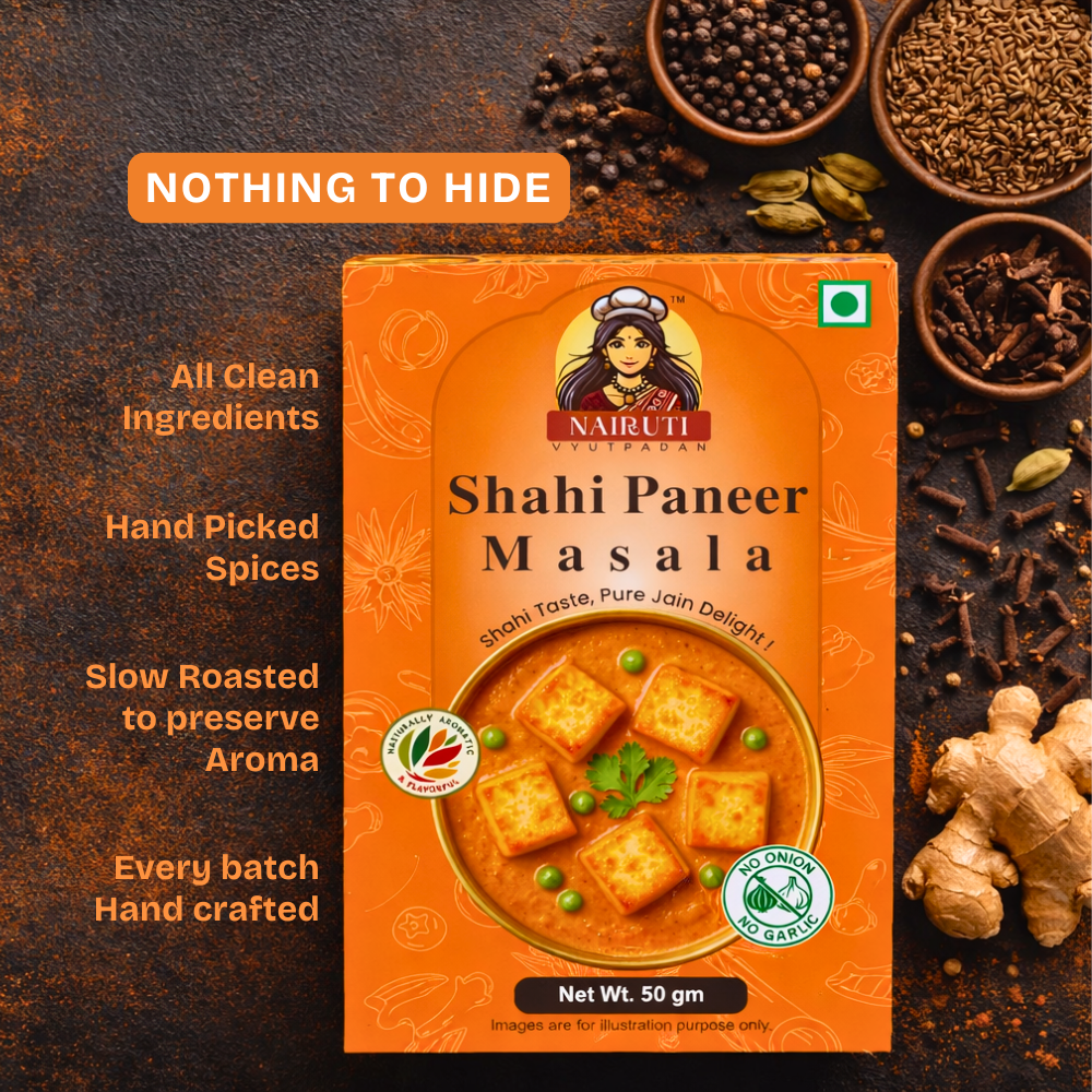 Shahi Paneer Masala Jain – No Onion No Garlic
