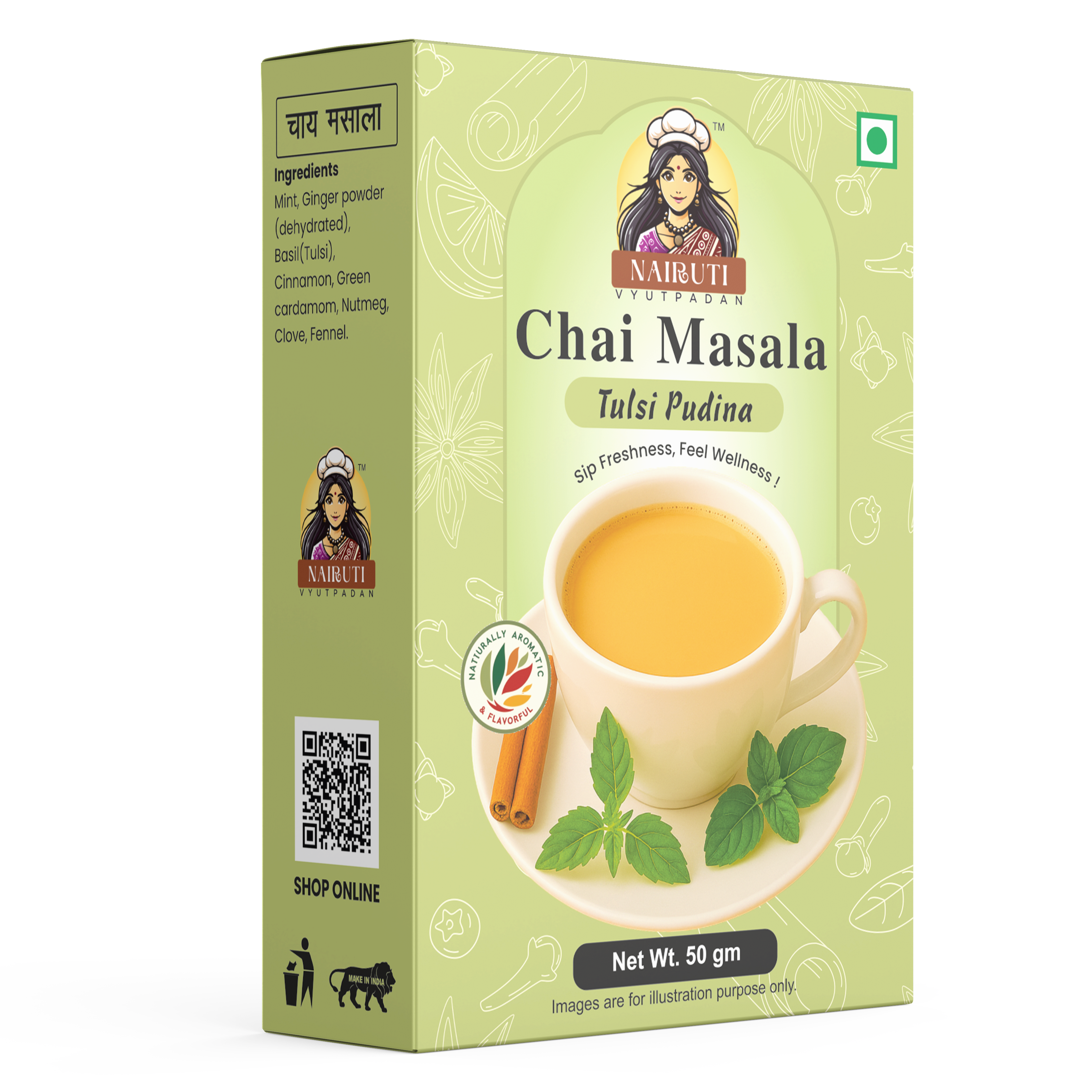 Chai Masala – Tulsi Mint Flavor