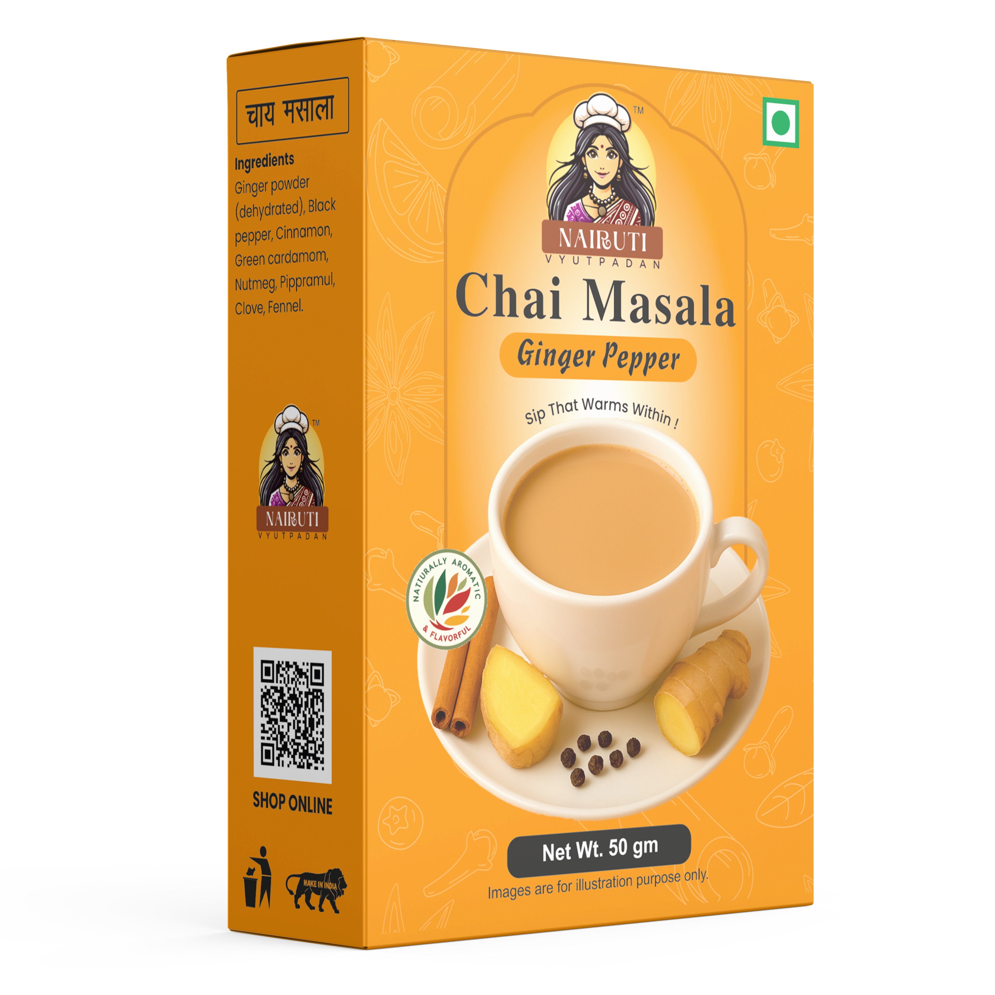 Chai Masala – Ginger Black Pepper Flavor